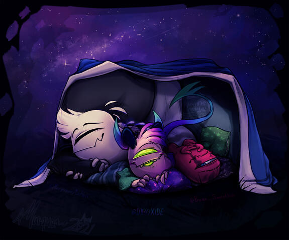 pillow fort !! [featuring @DIROXIDE and Gabin @Bean__Smoothie]