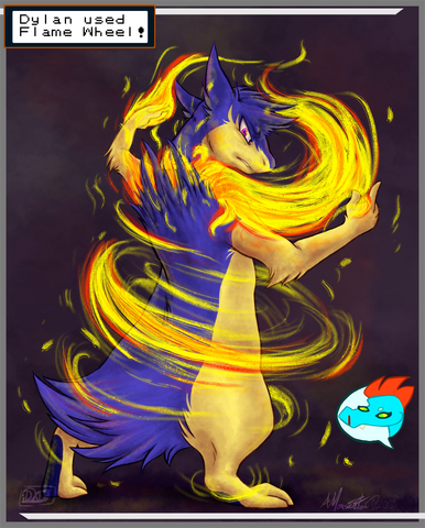 Dylan used Flame Wheel